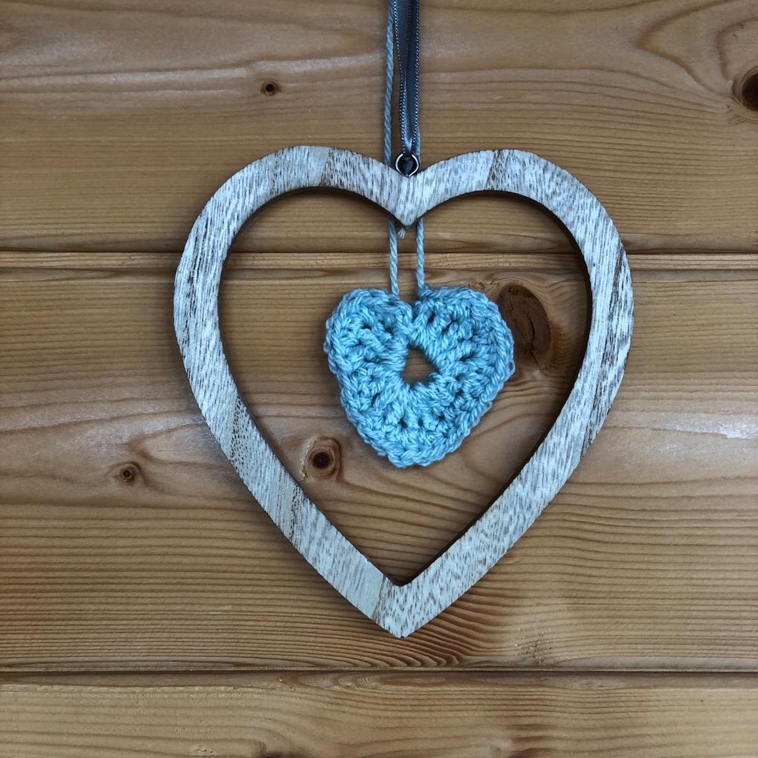 Heart shaped dream catcher